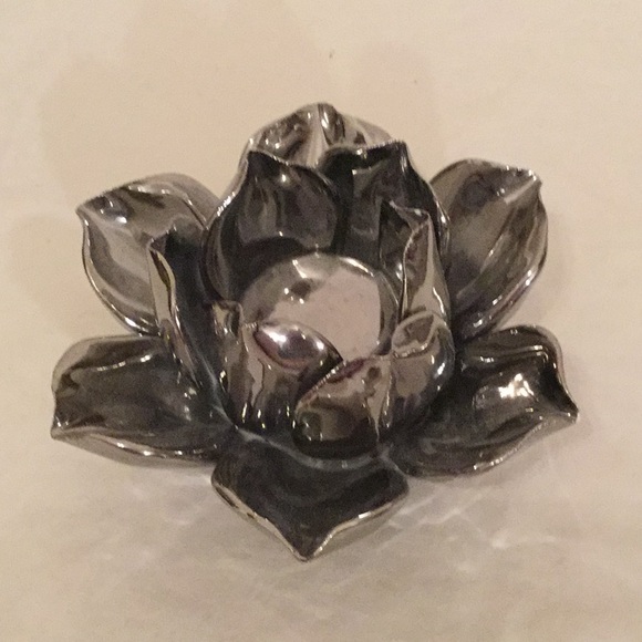 unknown Other - Floral tea candle holder